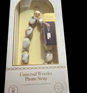 Artikl Universal Wristlet Phone Strap 30cm Beaded Marble Design